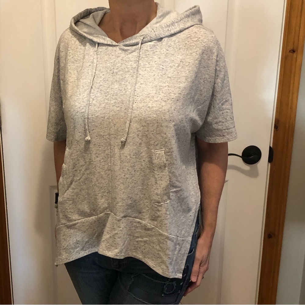 ☀️ Danskin Open-Side Pop-over Hoodie Top Size Medium